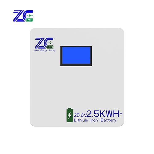 25.6V 100AH 2.5KWH Wall Mounted Home Energy Storage System